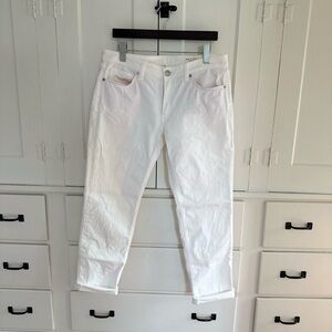 rag & bone Women's Boyfriend Jeans in White
